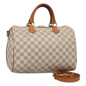 LOUIS VUITTON Damier Azur Speedy Bandouliere 30 Bag N41052
